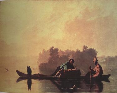 George Caleb Bingham Fur Traders Descending the Missourl (nn03) oil painting image